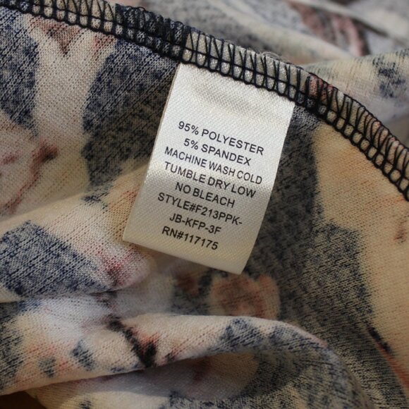 Haani Floral Navy Dress in Petite Large - Picture 9 of 11